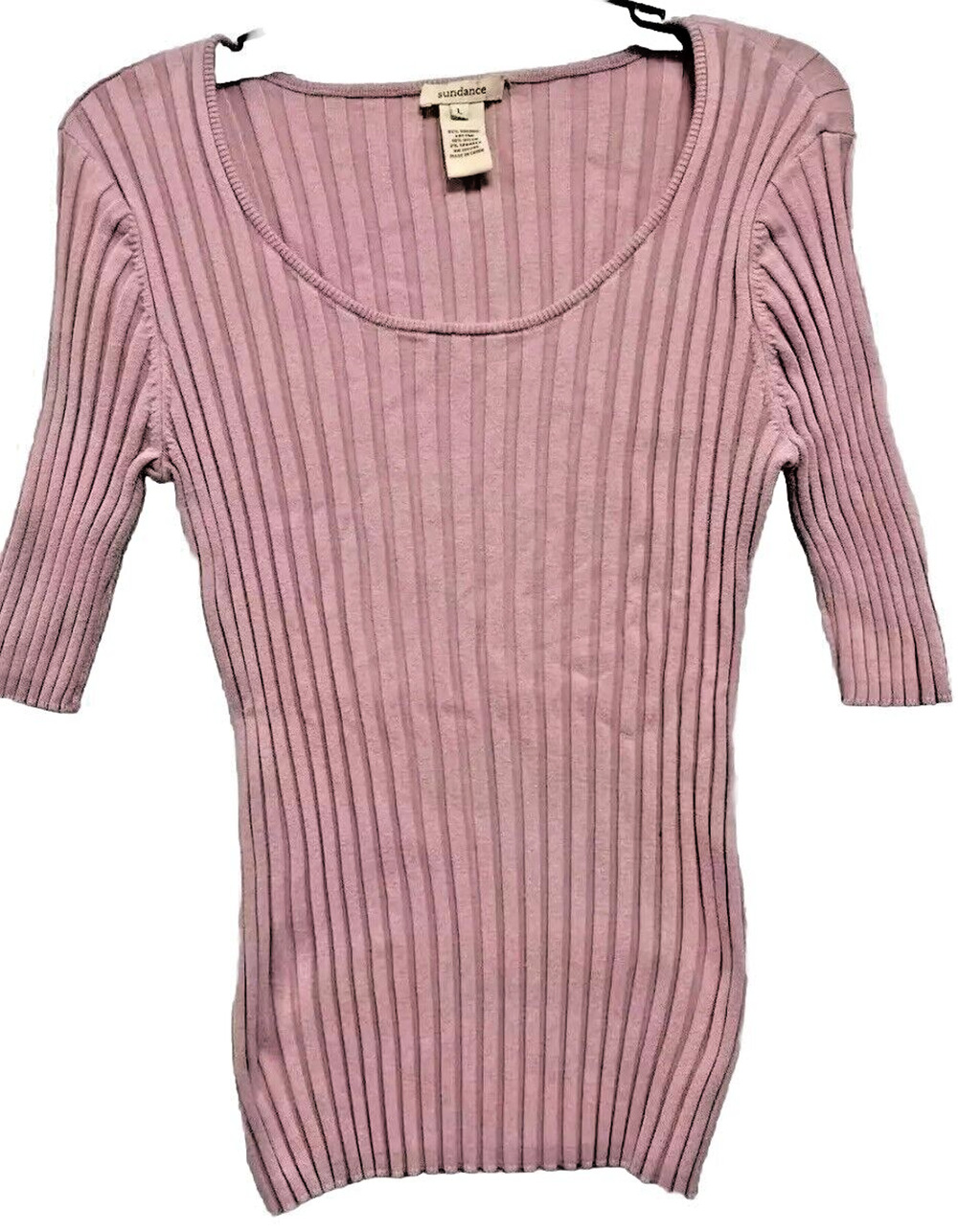 Sundance Sweater Knit Sweater ORGANIC COTTON Neck Sweater Pullover TOP L A000054